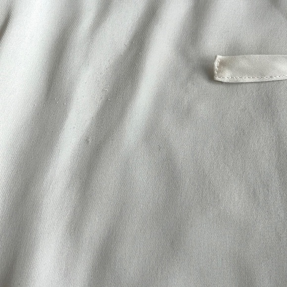 PAIGE Cream Ruffle Blouse - Picture 8 of 9